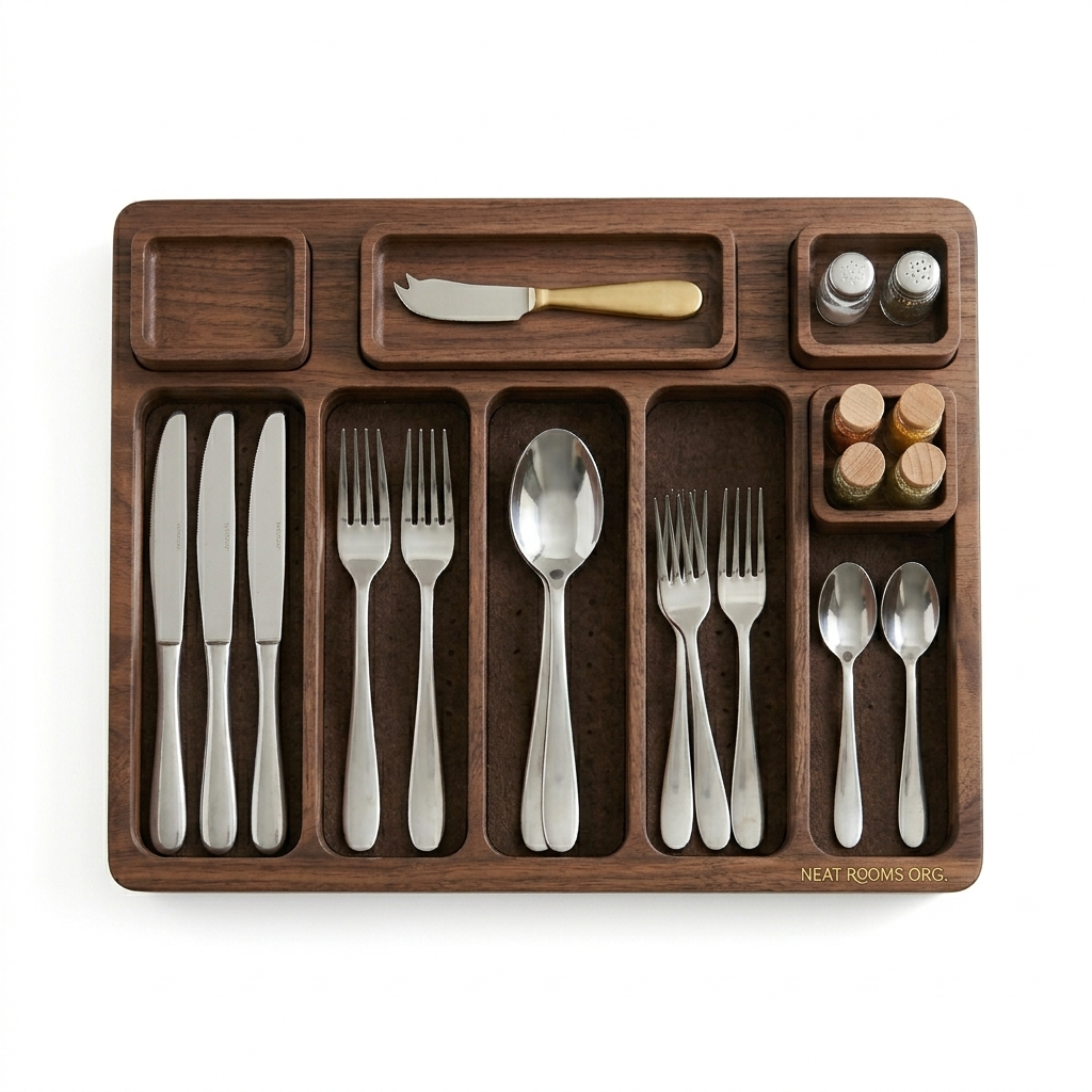 Everyday Expandable Drawer Organizer for Knives and Utensils